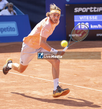 2024-07-19 - Gstaad Switzerland, 07 19 2024: Stefanos Tsitsipas (GRE) in action during EFG Swiss Open. - EFG SWISS OPEN GSTAAD - INTERNATIONALS - TENNIS