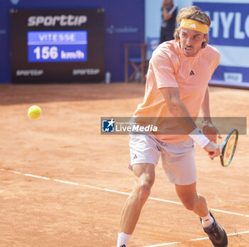 2024-07-19 - Gstaad Switzerland, 07 19 2024: Stefanos Tsitsipas (GRE) in action during EFG Swiss Open. - EFG SWISS OPEN GSTAAD - INTERNATIONALS - TENNIS