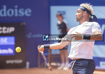 2024-07-19 - Gstaad Switzerland, 07 19 2024: Fabio Fognini (ITA) in action during EFG Swiss Open. - EFG SWISS OPEN GSTAAD - INTERNATIONALS - TENNIS