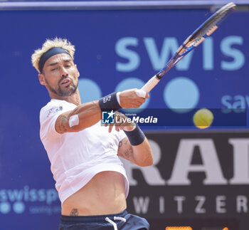 2024-07-19 - Gstaad Switzerland, 07 19 2024: Fabio Fognini (ITA) in action during EFG Swiss Open. - EFG SWISS OPEN GSTAAD - INTERNATIONALS - TENNIS