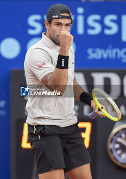 2024-07-19 - Gstaad Switzerland, 07 19 2024: Matteo Berrettini (ITA) in action during EFG Swiss Open. - EFG SWISS OPEN GSTAAD - INTERNATIONALS - TENNIS