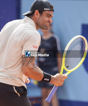 2024-07-19 - Gstaad Switzerland, 07 19 2024: Matteo Berrettini (ITA) in action during EFG Swiss Open. - EFG SWISS OPEN GSTAAD - INTERNATIONALS - TENNIS