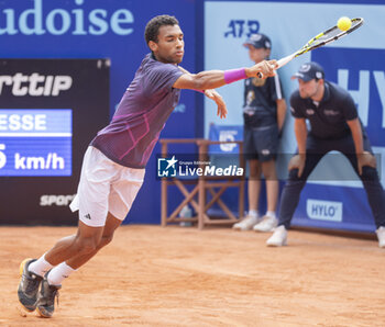 2024-07-19 - Gstaad Switzerland, 07 19 2024: Felix Auger-Aliassime (CAN) in action during EFG Swiss Open. - EFG SWISS OPEN GSTAAD - INTERNATIONALS - TENNIS