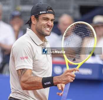 2024-07-19 - Gstaad Switzerland, 07 19 2024: Matteo Berrettini (ITA) in action during EFG Swiss Open. - EFG SWISS OPEN GSTAAD - INTERNATIONALS - TENNIS