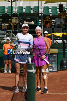 2024-07-21 - Diana Shnaider during the final match vs. Aliaksandra Sasnovich at the WTA250 Hungarian Gran Prix Tennis on 19th July 2024 at Romai Teniszakademia, Budapest, Hungary - WTA HUNGARIAN GRAND PRIX - FINAL - INTERNATIONALS - TENNIS