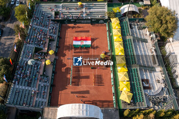 2024-07-21 - Main court for the winner cerimony at the final match with Diana Shnaider Aliaksandra Sasnovich at the WTA250 Hungarian Gran Prix Tennis on 19th July 2024 at Romai Teniszakademia, Budapest, Hungary - WTA HUNGARIAN GRAND PRIX - FINAL - INTERNATIONALS - TENNIS