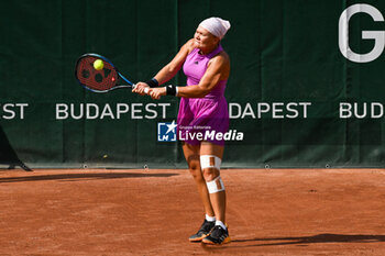 2024-07-21 - Diana Shnaider during the final match vs. Aliaksandra Sasnovich at the WTA250 Hungarian Gran Prix Tennis on 19th July 2024 at Romai Teniszakademia, Budapest, Hungary - WTA HUNGARIAN GRAND PRIX - FINAL - INTERNATIONALS - TENNIS