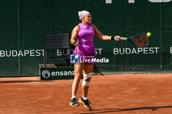 2024-07-21 - Diana Shnaider during the final match vs. Aliaksandra Sasnovich at the WTA250 Hungarian Gran Prix Tennis on 19th July 2024 at Romai Teniszakademia, Budapest, Hungary - WTA HUNGARIAN GRAND PRIX - FINAL - INTERNATIONALS - TENNIS