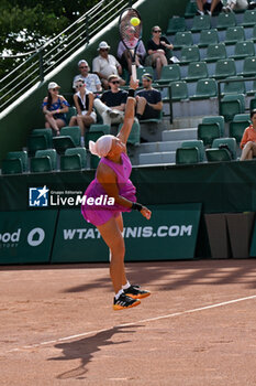 2024-07-21 - Diana Shnaider during the final match vs. Aliaksandra Sasnovich at the WTA250 Hungarian Gran Prix Tennis on 19th July 2024 at Romai Teniszakademia, Budapest, Hungary - WTA HUNGARIAN GRAND PRIX - FINAL - INTERNATIONALS - TENNIS