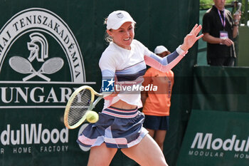 2024-07-21 - Aliaksandra Sasnovich during the final match vs. Diana Shnaider at the WTA250 Hungarian Gran Prix Tennis on 19th July 2024 at Romai Teniszakademia, Budapest, Hungary - WTA HUNGARIAN GRAND PRIX - FINAL - INTERNATIONALS - TENNIS