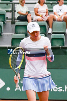 2024-07-20 - Aliaksandra Sasnovich during the quarter finals match vs. Anna Karolina Schmiedlova (SVK) at the WTA250 Hungarian Gran Prix Tennis on 19th July 2024 at Romai Teniszakademia, Budapest, Hungary - WTA HUNGARIAN GRAND PRIX - SEMIFINAL - INTERNATIONALS - TENNIS