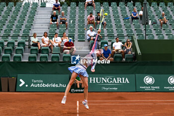 2024-07-20 - Aliaksandra Sasnovich during the quarter finals match vs. Anna Karolina Schmiedlova (SVK) at the WTA250 Hungarian Gran Prix Tennis on 19th July 2024 at Romai Teniszakademia, Budapest, Hungary - WTA HUNGARIAN GRAND PRIX - SEMIFINAL - INTERNATIONALS - TENNIS