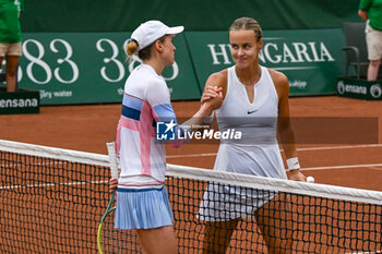 2024-07-20 - Anna Karolina Schmiedlova (SVK) congrats after loose the quarter finals match vs. Aliaksandra Sasnovich at the WTA250 Hungarian Gran Prix Tennis on 19th July 2024 at Romai Teniszakademia, Budapest, Hungary - WTA HUNGARIAN GRAND PRIX - SEMIFINAL - INTERNATIONALS - TENNIS