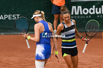 2024-07-20 - Katarzyna Piter (POL) playing duo with Fanny Stollar (HUN) during the semifinal match vs. Anna Danilina(KAZ) and Irina Khromacheva at the WTA250 Hungarian Gran Prix Tennis on 20th July 2024 at Romai Teniszakademia, Budapest, Hungary - WTA HUNGARIAN GRAND PRIX - SEMIFINAL - INTERNATIONALS - TENNIS