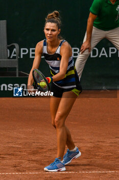 2024-07-20 - Katarzyna Piter (POL) playing duo with Fanny Stollar (HUN) during the semifinal match vs. Anna Danilina(KAZ) and Irina Khromacheva at the WTA250 Hungarian Gran Prix Tennis on 20th July 2024 at Romai Teniszakademia, Budapest, Hungary - WTA HUNGARIAN GRAND PRIX - SEMIFINAL - INTERNATIONALS - TENNIS