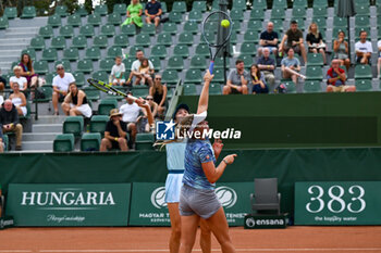 2024-07-20 - Anna Danilina(KAZ) playing duo with Irina Khromacheva during the semifinal match vs. Katarzyna Piter (POL) and Fanny Stollar (HUN) at the WTA250 Hungarian Gran Prix Tennis on 20th July 2024 at Romai Teniszakademia, Budapest, Hungary - WTA HUNGARIAN GRAND PRIX - SEMIFINAL - INTERNATIONALS - TENNIS