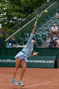 2024-07-20 - Anna Danilina(KAZ) playing duo with Irina Khromacheva during the semifinal match vs. Katarzyna Piter (POL) and Fanny Stollar (HUN) at the WTA250 Hungarian Gran Prix Tennis on 20th July 2024 at Romai Teniszakademia, Budapest, Hungary - WTA HUNGARIAN GRAND PRIX - SEMIFINAL - INTERNATIONALS - TENNIS