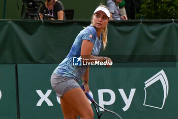 2024-07-20 - Katarzyna Piter (POL) playing duo with Fanny Stollar (HUN) during the semifinal match vs. Anna Danilina(KAZ) and Irina Khromacheva at the WTA250 Hungarian Gran Prix Tennis on 20th July 2024 at Romai Teniszakademia, Budapest, Hungary - WTA HUNGARIAN GRAND PRIX - SEMIFINAL - INTERNATIONALS - TENNIS