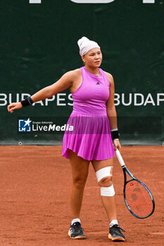 2024-07-20 - Diana Shnaider during the quarter finals match vs. Eva Lys (GER) at the WTA250 Hungarian Gran Prix Tennis on 19th July 2024 at Romai Teniszakademia, Budapest, Hungary - WTA HUNGARIAN GRAND PRIX - SEMIFINAL - INTERNATIONALS - TENNIS