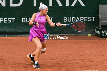 2024-07-20 - Diana Shnaider during the quarter finals match vs. Eva Lys (GER) at the WTA250 Hungarian Gran Prix Tennis on 19th July 2024 at Romai Teniszakademia, Budapest, Hungary - WTA HUNGARIAN GRAND PRIX - SEMIFINAL - INTERNATIONALS - TENNIS