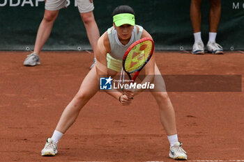 2024-07-20 - Eva Lys (GER) during the quarter finals match vs. Diana Shnaider at the WTA250 Hungarian Gran Prix Tennis on 19th July 2024 at Romai Teniszakademia, Budapest, Hungary - WTA HUNGARIAN GRAND PRIX - SEMIFINAL - INTERNATIONALS - TENNIS