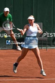 2024-07-19 - Suzan Lamens (NED) during the quarter finals match vs. Aliaksandra Sasnovich at the WTA250 Hungarian Gran Prix Tennis on 19th July 2024 at Romai Teniszakademia, Budapest, Hungary - WTA HUNGARIAN GRAND PRIX - QUARTER FINALS  - INTERNATIONALS - TENNIS