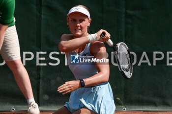 2024-07-19 - Suzan Lamens (NED) during the quarter finals match vs. Aliaksandra Sasnovich at the WTA250 Hungarian Gran Prix Tennis on 19th July 2024 at Romai Teniszakademia, Budapest, Hungary - WTA HUNGARIAN GRAND PRIX - QUARTER FINALS  - INTERNATIONALS - TENNIS