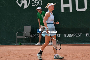 2024-07-19 - Suzan Lamens (NED) during the quarter finals match vs. Aliaksandra Sasnovich at the WTA250 Hungarian Gran Prix Tennis on 19th July 2024 at Romai Teniszakademia, Budapest, Hungary - WTA HUNGARIAN GRAND PRIX - QUARTER FINALS  - INTERNATIONALS - TENNIS