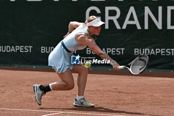 2024-07-19 - Suzan Lamens (NED) during the quarter finals match vs. Aliaksandra Sasnovich at the WTA250 Hungarian Gran Prix Tennis on 19th July 2024 at Romai Teniszakademia, Budapest, Hungary - WTA HUNGARIAN GRAND PRIX - QUARTER FINALS  - INTERNATIONALS - TENNIS