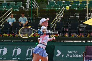 2024-07-19 - Aliaksandra Sasnovich during the quarter finals match vs. Suzan Lamens (NED) at the WTA250 Hungarian Gran Prix Tennis on 19th July 2024 at Romai Teniszakademia, Budapest, Hungary - WTA HUNGARIAN GRAND PRIX - QUARTER FINALS  - INTERNATIONALS - TENNIS