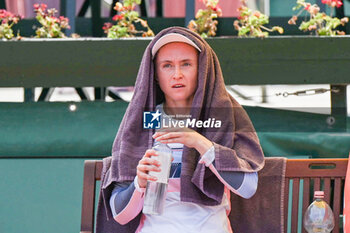 2024-07-19 - Aliaksandra Sasnovich during the quarter finals match vs. Suzan Lamens (NED) at the WTA250 Hungarian Gran Prix Tennis on 19th July 2024 at Romai Teniszakademia, Budapest, Hungary - WTA HUNGARIAN GRAND PRIX - QUARTER FINALS  - INTERNATIONALS - TENNIS