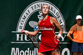 2024-07-19 - Anna Karolina Schmiedlova (SVK) during the quarter finals match vs. Elina Avanesyan at the WTA250 Hungarian Gran Prix Tennis on 19th July 2024 at Romai Teniszakademia, Budapest, Hungary - WTA HUNGARIAN GRAND PRIX - QUARTER FINALS  - INTERNATIONALS - TENNIS