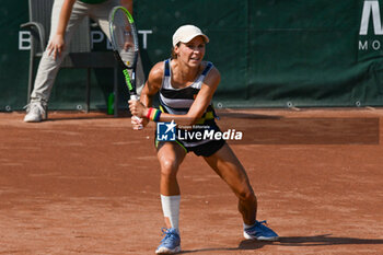 2024-07-19 - Katarzyna Piter (POL) playing duo with Fanny Stollar (HUN) during the semifinal match vs. Timea Babos (HUN) and Ellen Perez (AUS) at the WTA250 Hungarian Gran Prix Tennis on 18th July 2024 at Romai Teniszakademia, Budapest, Hungary - WTA HUNGARIAN GRAND PRIX - QUARTER FINALS  - INTERNATIONALS - TENNIS