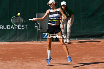 2024-07-19 - Katarzyna Piter (POL) playing duo with Fanny Stollar (HUN) during the semifinal match vs. Timea Babos (HUN) and Ellen Perez (AUS) at the WTA250 Hungarian Gran Prix Tennis on 18th July 2024 at Romai Teniszakademia, Budapest, Hungary - WTA HUNGARIAN GRAND PRIX - QUARTER FINALS  - INTERNATIONALS - TENNIS