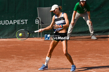 2024-07-19 - Katarzyna Piter (POL) playing duo with Fanny Stollar (HUN) during the semifinal match vs. Timea Babos (HUN) and Ellen Perez (AUS) at the WTA250 Hungarian Gran Prix Tennis on 18th July 2024 at Romai Teniszakademia, Budapest, Hungary - WTA HUNGARIAN GRAND PRIX - QUARTER FINALS  - INTERNATIONALS - TENNIS