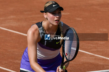 2024-07-19 - Fanny Stollar (HUN) playing duo Katarzyna Piter (POL) with during the semifinal match vs. Timea Babos (HUN) and Ellen Perez (AUS) at the WTA250 Hungarian Gran Prix Tennis on 18th July 2024 at Romai Teniszakademia, Budapest, Hungary - WTA HUNGARIAN GRAND PRIX - QUARTER FINALS  - INTERNATIONALS - TENNIS