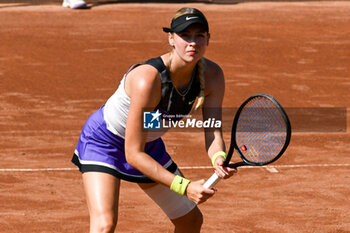 2024-07-19 - Fanny Stollar (HUN) playing duo Katarzyna Piter (POL) with during the semifinal match vs. Timea Babos (HUN) and Ellen Perez (AUS) at the WTA250 Hungarian Gran Prix Tennis on 18th July 2024 at Romai Teniszakademia, Budapest, Hungary - WTA HUNGARIAN GRAND PRIX - QUARTER FINALS  - INTERNATIONALS - TENNIS