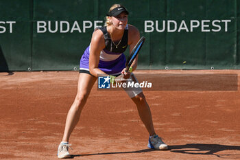 2024-07-19 - Fanny Stollar (HUN) playing duo Katarzyna Piter (POL) with during the semifinal match vs. Timea Babos (HUN) and Ellen Perez (AUS) at the WTA250 Hungarian Gran Prix Tennis on 18th July 2024 at Romai Teniszakademia, Budapest, Hungary - WTA HUNGARIAN GRAND PRIX - QUARTER FINALS  - INTERNATIONALS - TENNIS