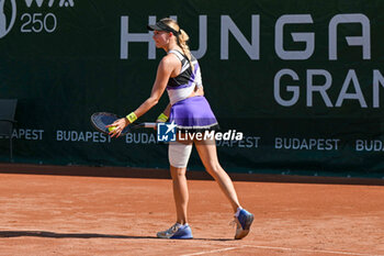 2024-07-19 - Fanny Stollar (HUN) playing duo Katarzyna Piter (POL) with during the semifinal match vs. Timea Babos (HUN) and Ellen Perez (AUS) at the WTA250 Hungarian Gran Prix Tennis on 18th July 2024 at Romai Teniszakademia, Budapest, Hungary - WTA HUNGARIAN GRAND PRIX - QUARTER FINALS  - INTERNATIONALS - TENNIS