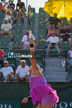 2024-07-19 - Diana Shnaider during the quarter finals match vs. Ella Seider (GER) at the WTA250 Hungarian Gran Prix Tennis on 19th July 2024 at Romai Teniszakademia, Budapest, Hungary - WTA HUNGARIAN GRAND PRIX - QUARTER FINALS  - INTERNATIONALS - TENNIS