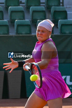 2024-07-19 - Diana Shnaider during the quarter finals match vs. Ella Seider (GER) at the WTA250 Hungarian Gran Prix Tennis on 19th July 2024 at Romai Teniszakademia, Budapest, Hungary - WTA HUNGARIAN GRAND PRIX - QUARTER FINALS  - INTERNATIONALS - TENNIS