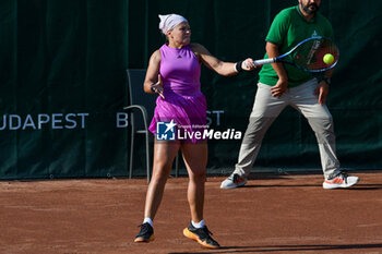 2024-07-19 - Diana Shnaider during the quarter finals match vs. Ella Seider (GER) at the WTA250 Hungarian Gran Prix Tennis on 19th July 2024 at Romai Teniszakademia, Budapest, Hungary - WTA HUNGARIAN GRAND PRIX - QUARTER FINALS  - INTERNATIONALS - TENNIS