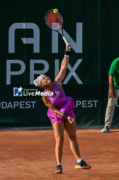 2024-07-19 - Diana Shnaider during the quarter finals match vs. Ella Seider (GER) at the WTA250 Hungarian Gran Prix Tennis on 19th July 2024 at Romai Teniszakademia, Budapest, Hungary - WTA HUNGARIAN GRAND PRIX - QUARTER FINALS  - INTERNATIONALS - TENNIS