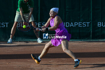 2024-07-19 - Diana Shnaider during the quarter finals match vs. Ella Seider (GER) at the WTA250 Hungarian Gran Prix Tennis on 19th July 2024 at Romai Teniszakademia, Budapest, Hungary - WTA HUNGARIAN GRAND PRIX - QUARTER FINALS  - INTERNATIONALS - TENNIS