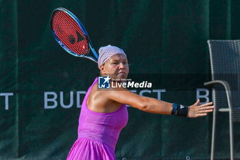 2024-07-19 - Diana Shnaider during the quarter finals match vs. Ella Seider (GER) at the WTA250 Hungarian Gran Prix Tennis on 19th July 2024 at Romai Teniszakademia, Budapest, Hungary - WTA HUNGARIAN GRAND PRIX - QUARTER FINALS  - INTERNATIONALS - TENNIS