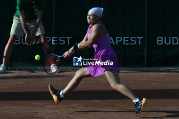 2024-07-19 - Diana Shnaider during the quarter finals match vs. Ella Seider (GER) at the WTA250 Hungarian Gran Prix Tennis on 19th July 2024 at Romai Teniszakademia, Budapest, Hungary - WTA HUNGARIAN GRAND PRIX - QUARTER FINALS  - INTERNATIONALS - TENNIS