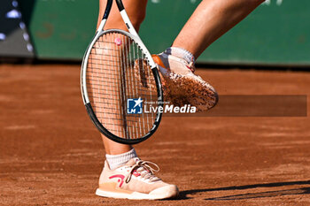 2024-07-19 - Ella Seider (GER) during the quarter finals match vs. Diana Shnaider at the WTA250 Hungarian Gran Prix Tennis on 19th July 2024 at Romai Teniszakademia, Budapest, Hungary - WTA HUNGARIAN GRAND PRIX - QUARTER FINALS  - INTERNATIONALS - TENNIS