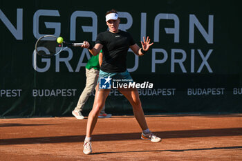 2024-07-19 - Ella Seider (GER) during the quarter finals match vs. Diana Shnaider at the WTA250 Hungarian Gran Prix Tennis on 19th July 2024 at Romai Teniszakademia, Budapest, Hungary - WTA HUNGARIAN GRAND PRIX - QUARTER FINALS  - INTERNATIONALS - TENNIS