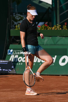 2024-07-19 - Ella Seider (GER) during the quarter finals match vs. Diana Shnaider at the WTA250 Hungarian Gran Prix Tennis on 19th July 2024 at Romai Teniszakademia, Budapest, Hungary - WTA HUNGARIAN GRAND PRIX - QUARTER FINALS  - INTERNATIONALS - TENNIS