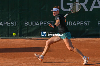 2024-07-19 - Ella Seider (GER) during the quarter finals match vs. Diana Shnaider at the WTA250 Hungarian Gran Prix Tennis on 19th July 2024 at Romai Teniszakademia, Budapest, Hungary - WTA HUNGARIAN GRAND PRIX - QUARTER FINALS  - INTERNATIONALS - TENNIS